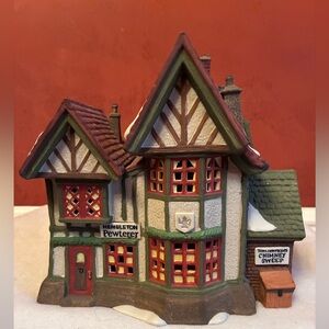 Dept 56 Dickens Village Series “Hembleton Pewterer” #5800-9 1991
